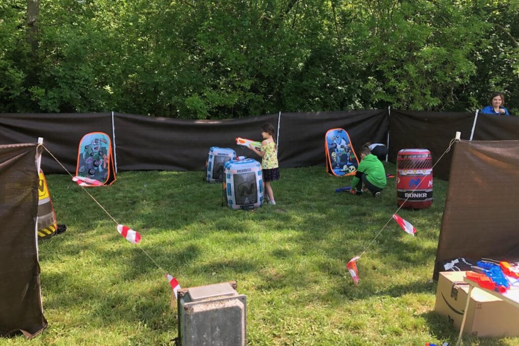 NERF felfújható pálya